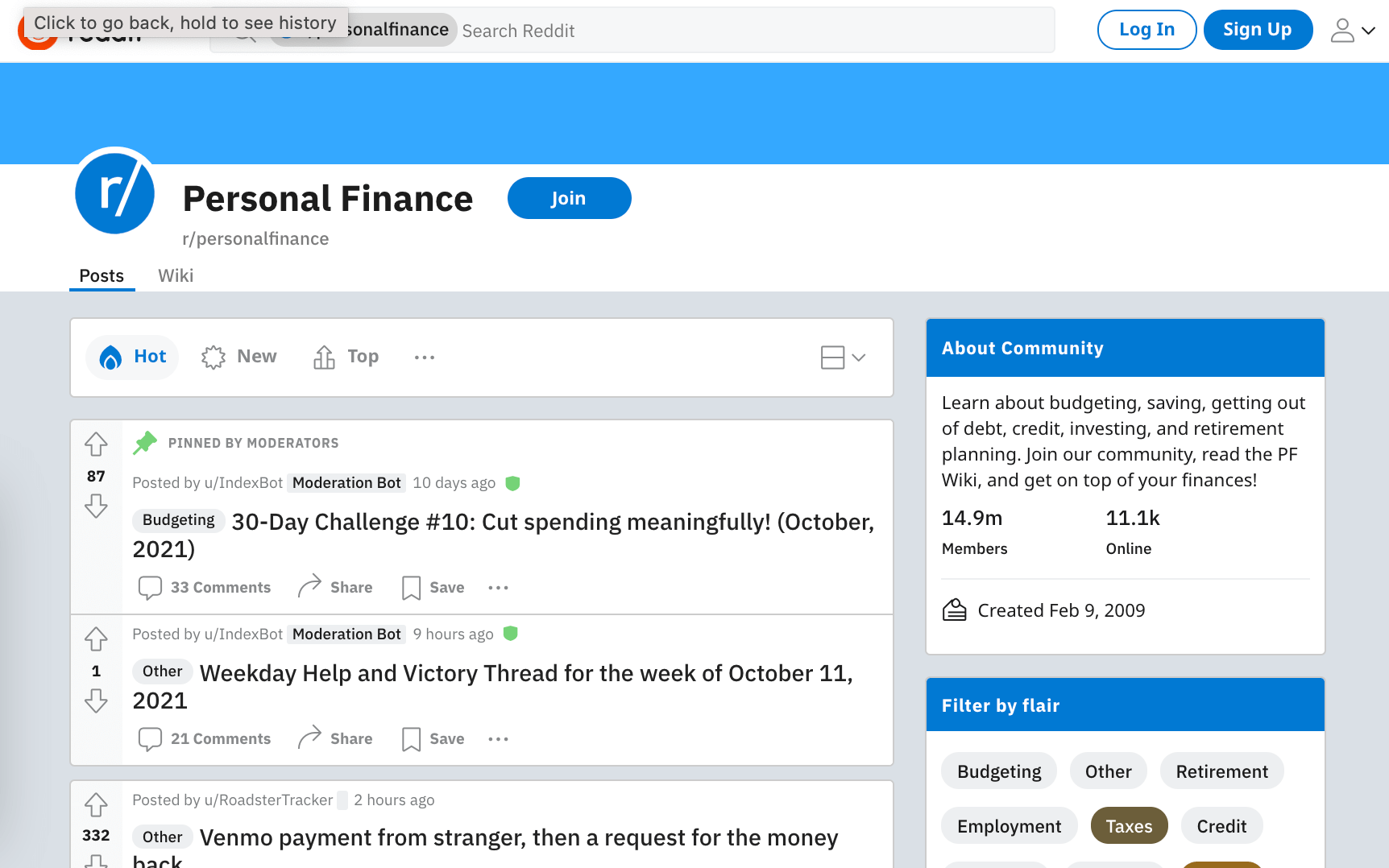 20 best Reddit personal finance tips