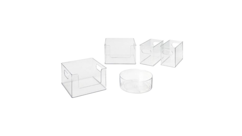 five piece laundry storage system