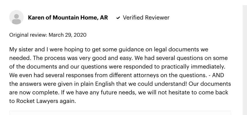 Rocket Lawyer provides online DIY divorce papers and other legal forms, as well as affordable legal advice — for a good price. Rocket Lawyer review.