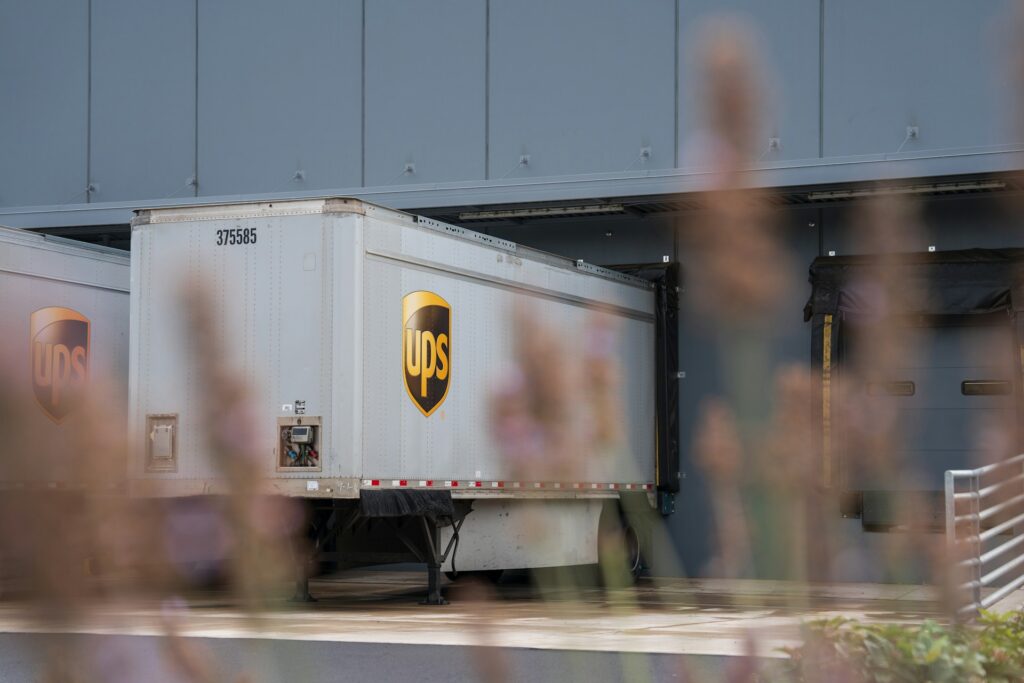 UPS lorry