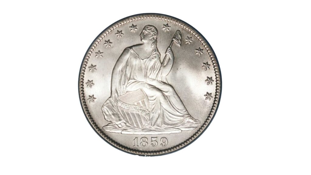 seated Liberty half dollar