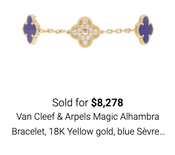 Van Cleef and Arpels Magic Alhambra bracelet.