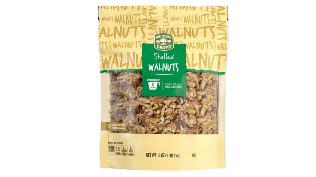 shelled walnuts