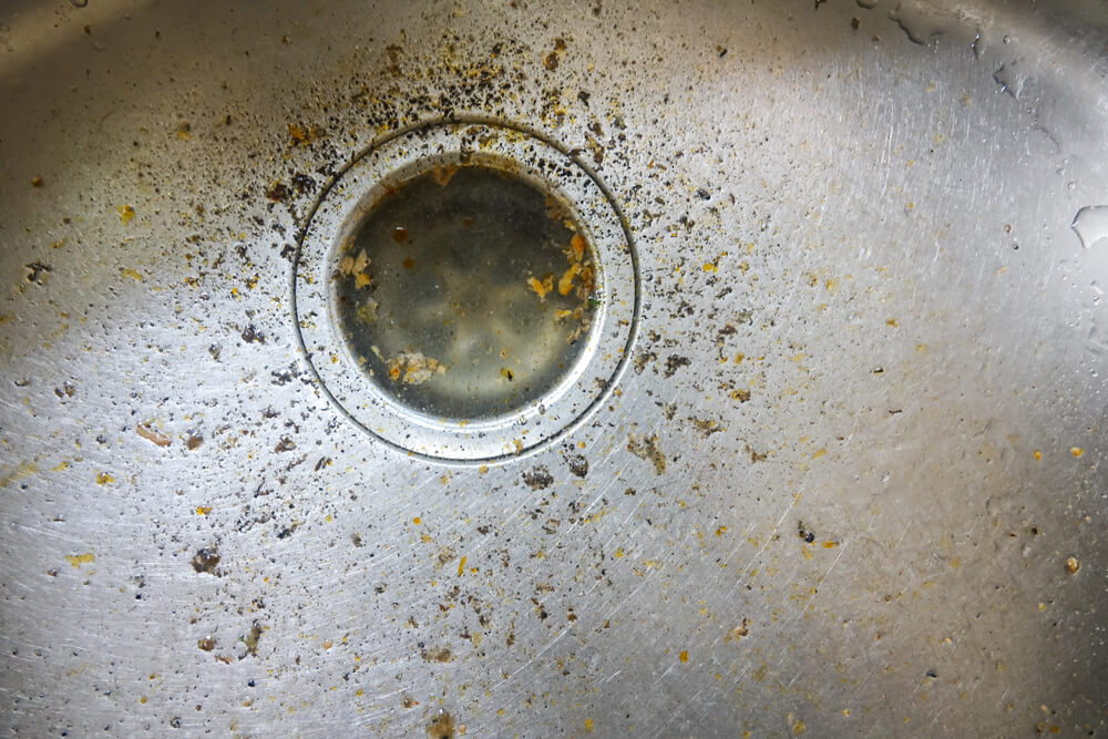 blocked kitchen sink