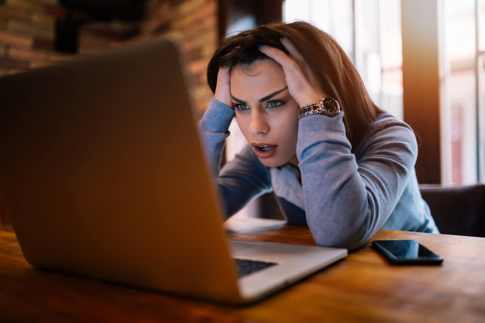 nervous and worried at work