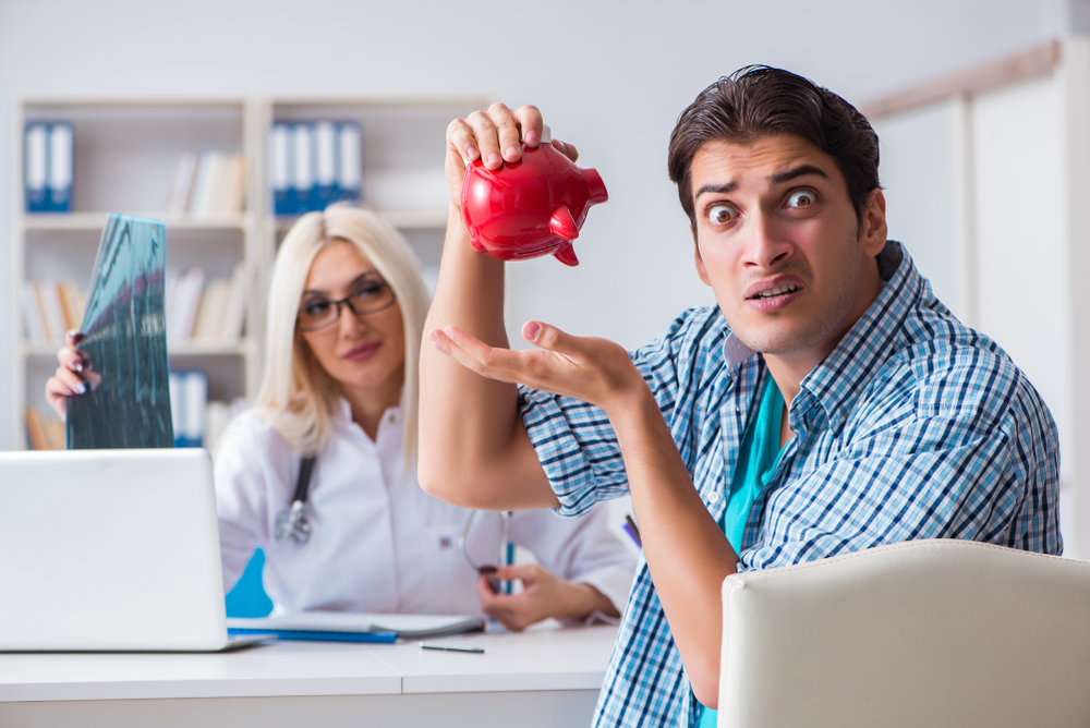 man with no money to pay hospital bill