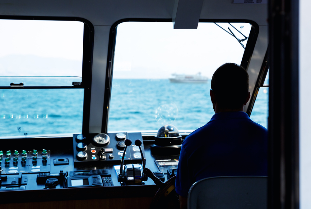 Captain, mate, or pilot of a water vessel