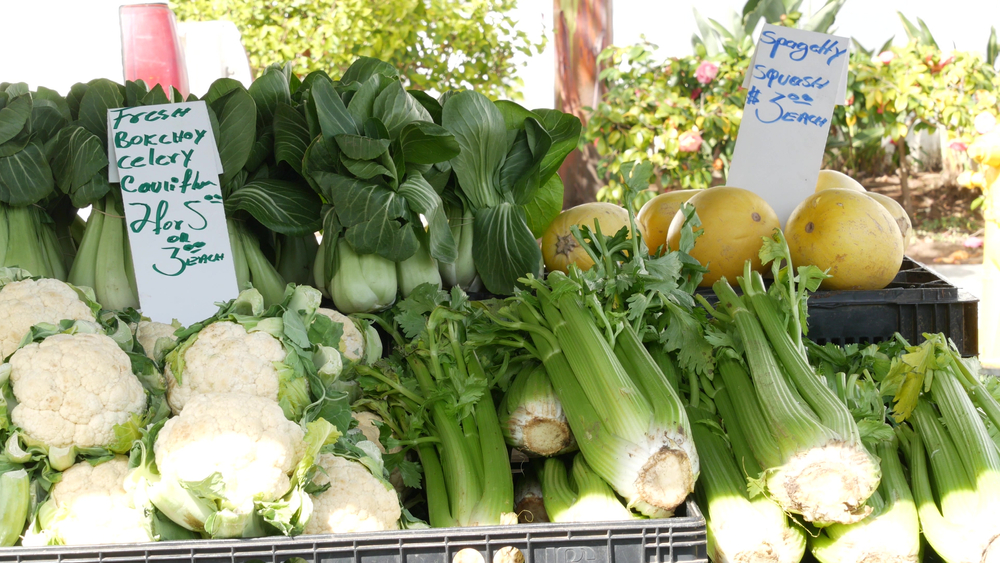 prices on vegetables