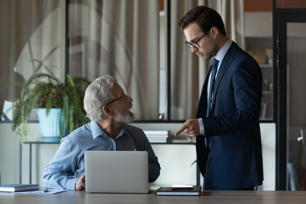 older person losing job