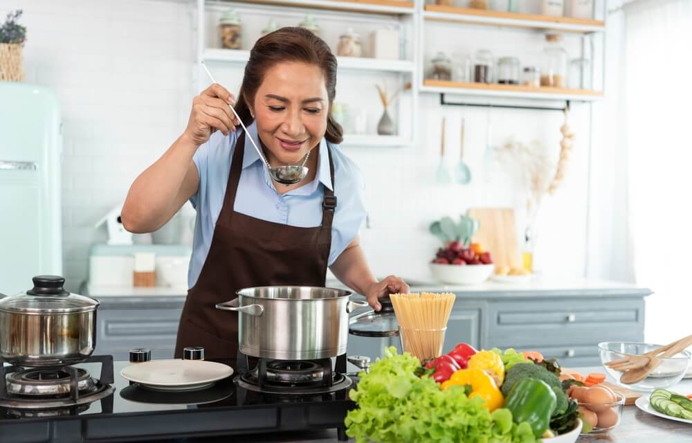 woman in kitchen