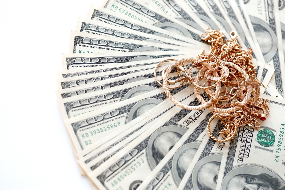 money and jewelry