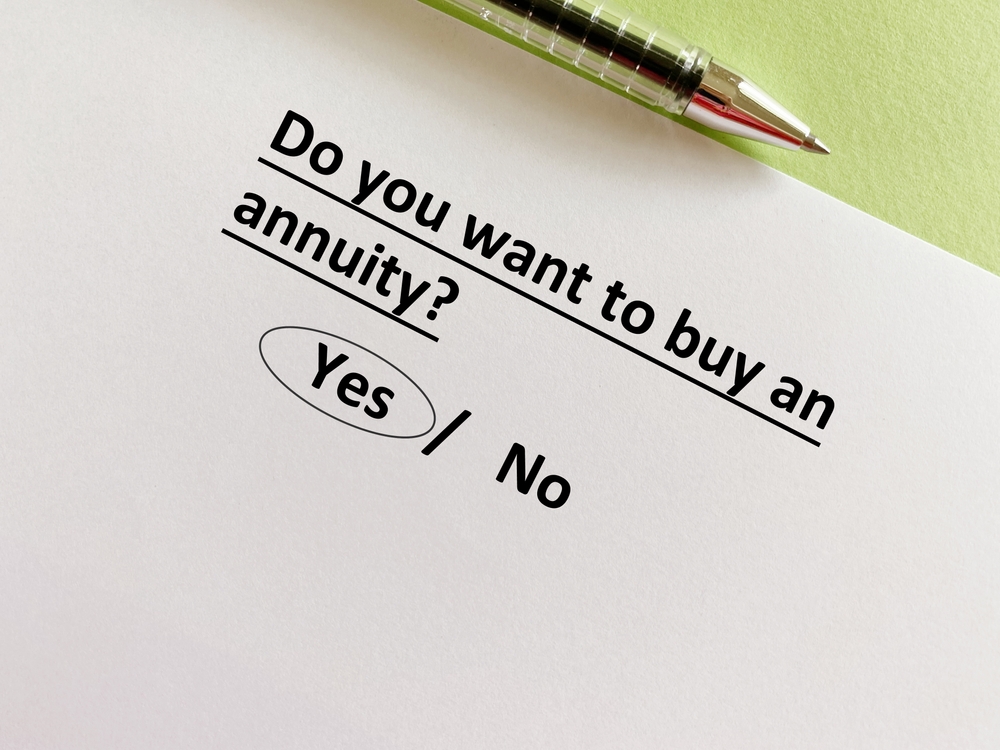 Buying an annuity