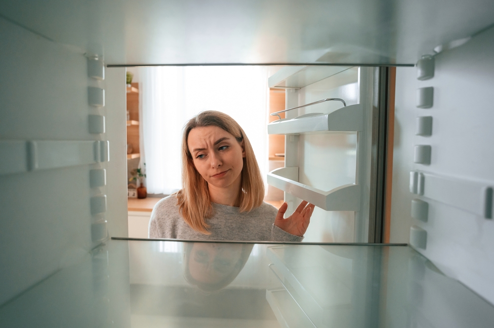 worried no food in fridge