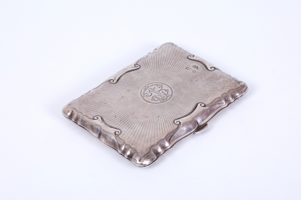 Sterling silver cigarette case