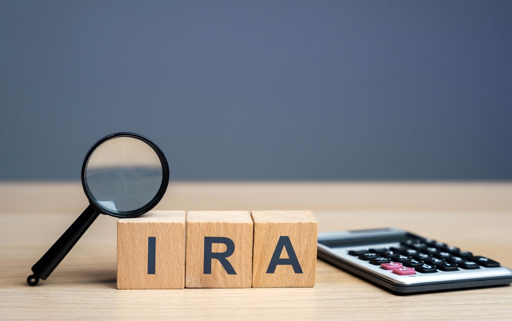 IRA on wooden blocks