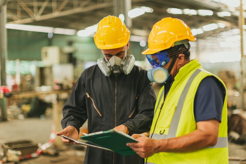 people working with biohazards