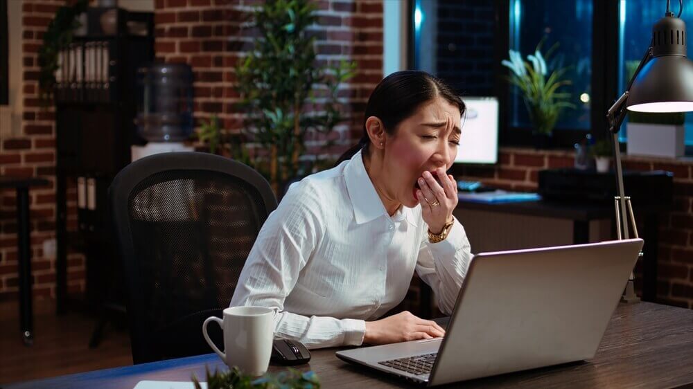working at night