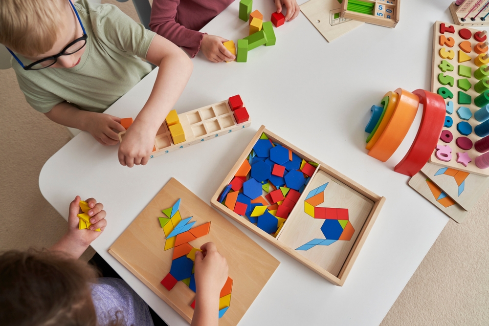 aerial view of childcare