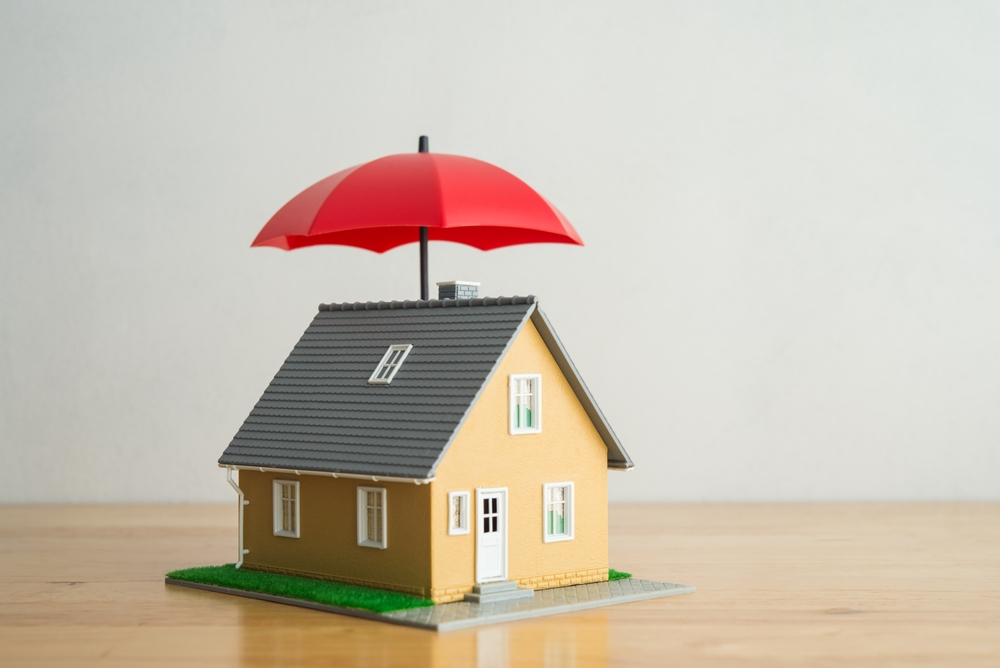 home under umbrella