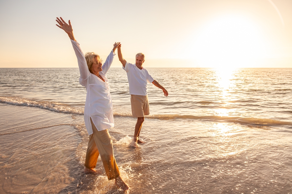 happy retired couple