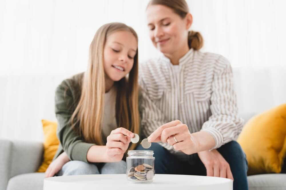 teaching child about money