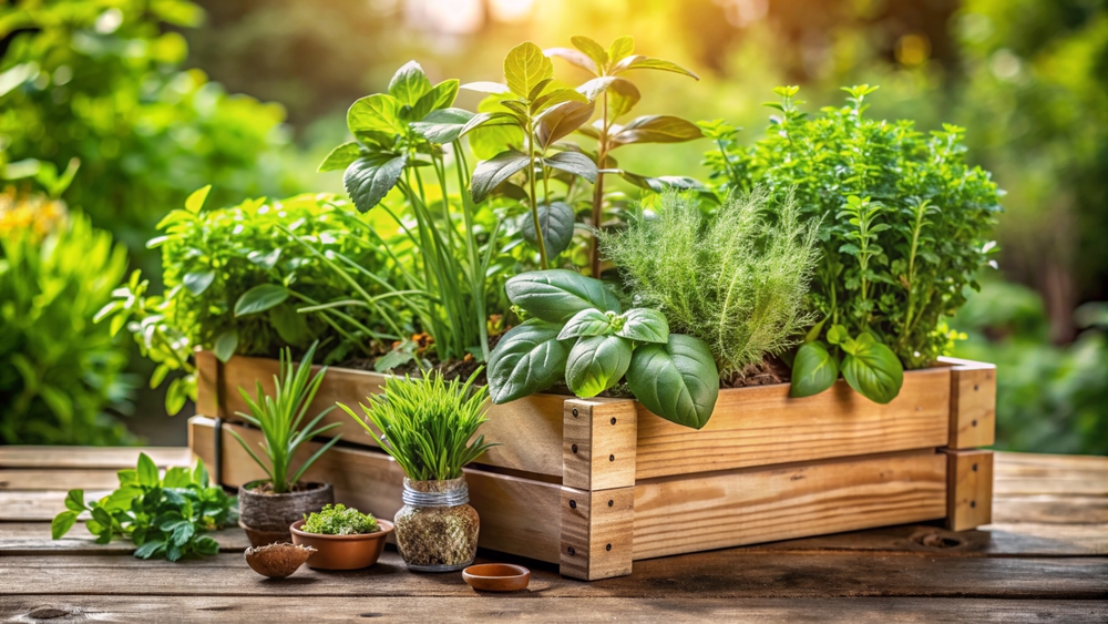 growing herbs