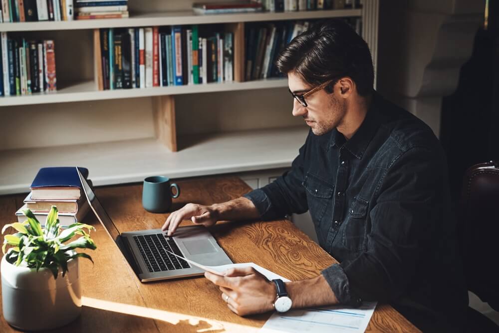 working from home
