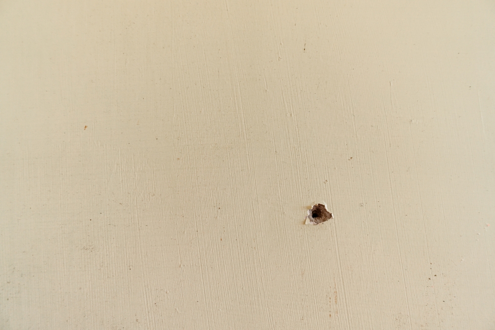 nail holes from hanging pictures
