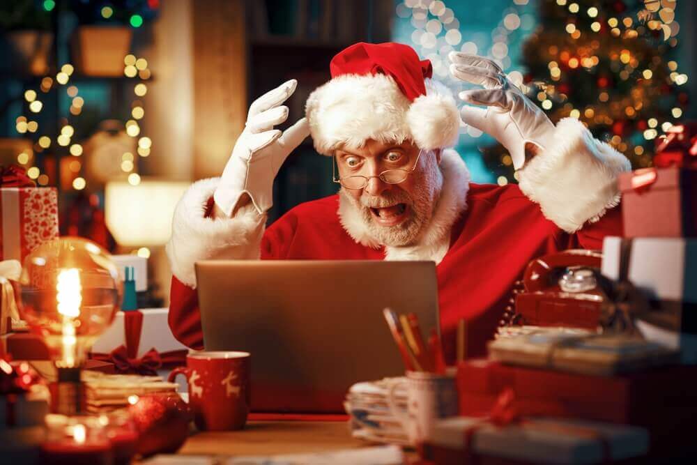 stressed at Christmas