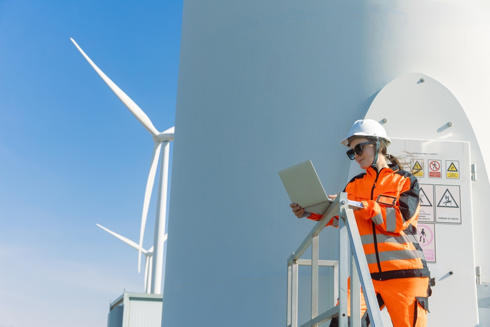 Wind turbine service technician