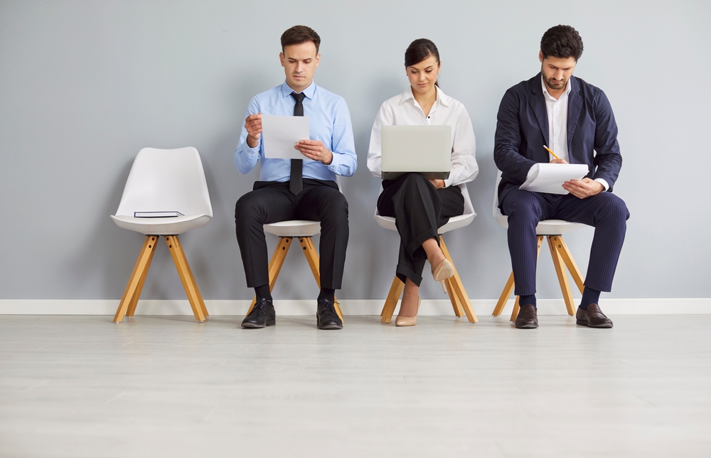 people at job interview