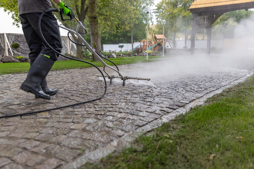 clean driveway