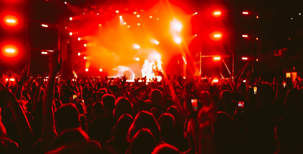 watching a concert