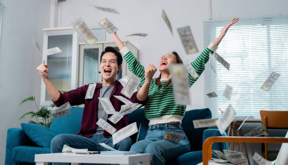 couple in great financial health