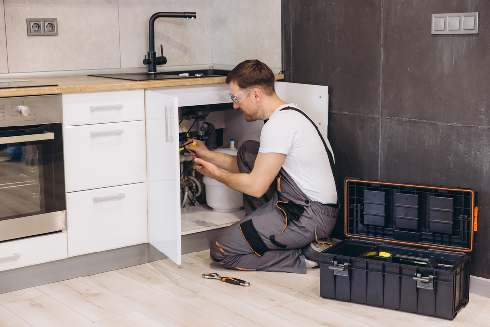 plumber working