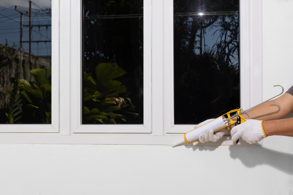 caulk windows