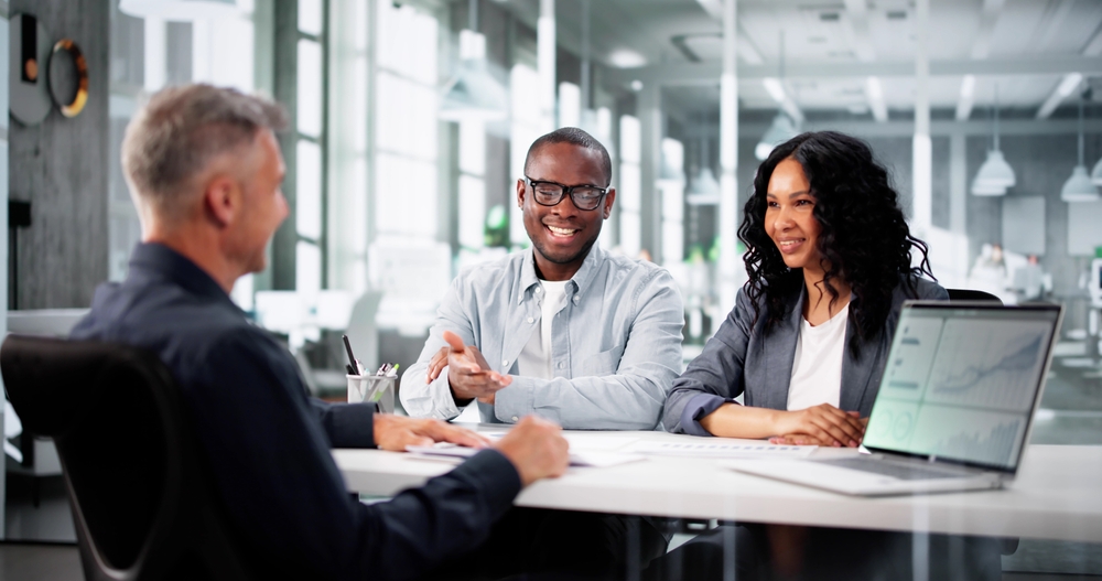 talking to financial planner