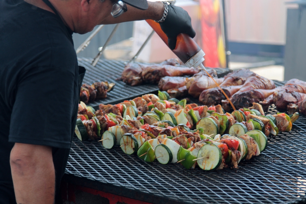food at a county fair