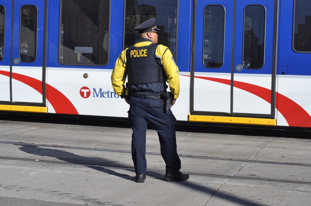 Transit and railroad police officer