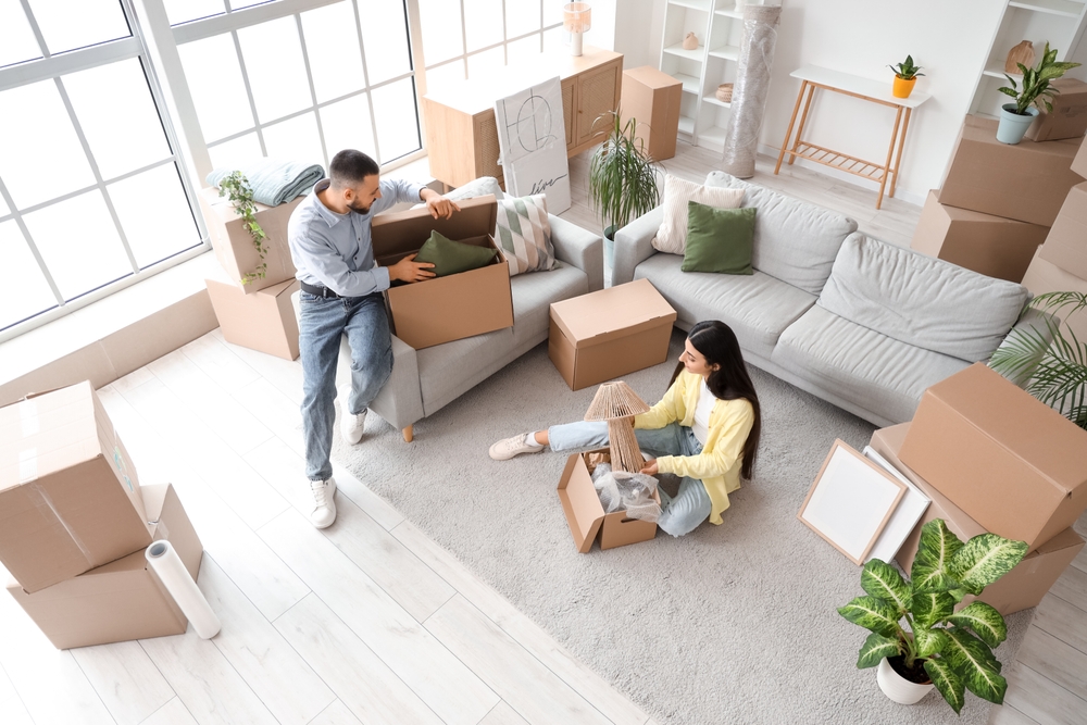 moving in to a rented house