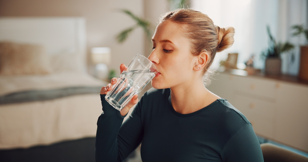 drinking water