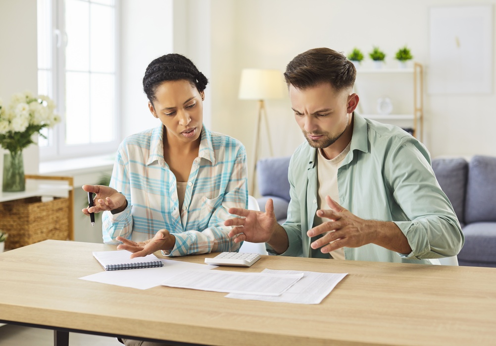 couple organising credit mix account