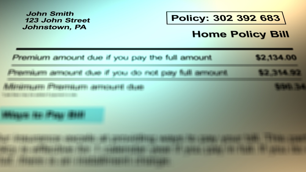 home insurance bill