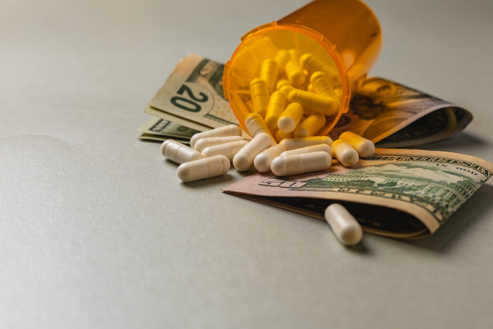 pills and money