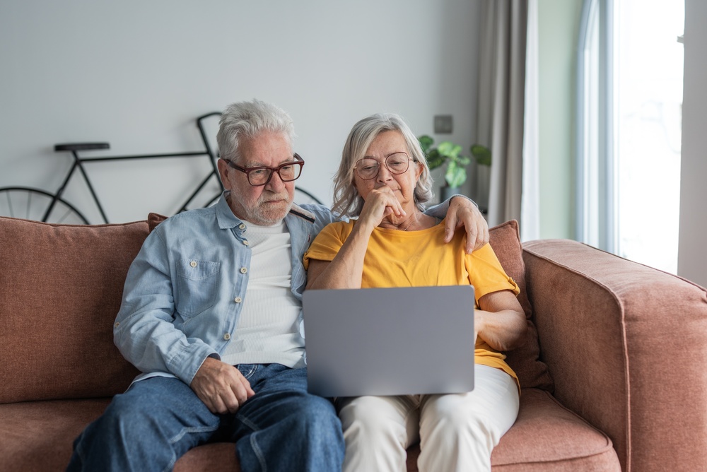 older couple on social security