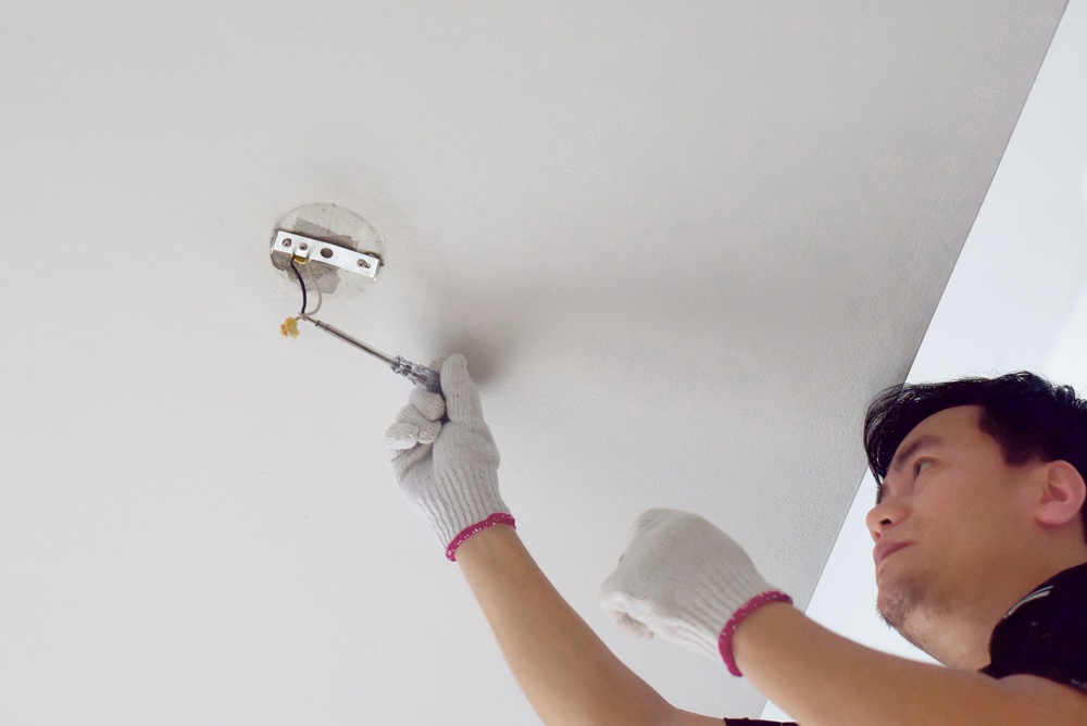 changing light fixtures