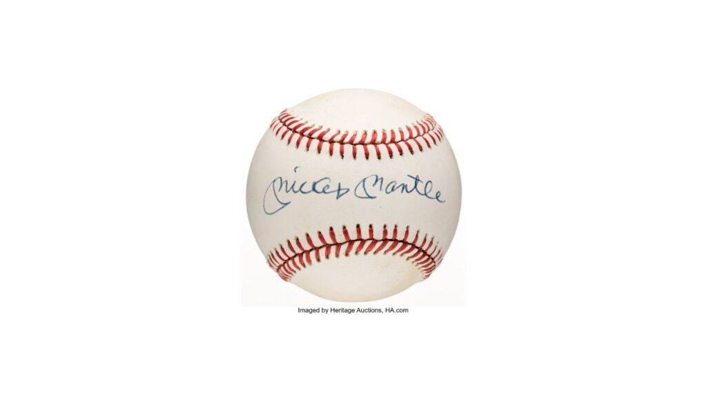 signed baseball