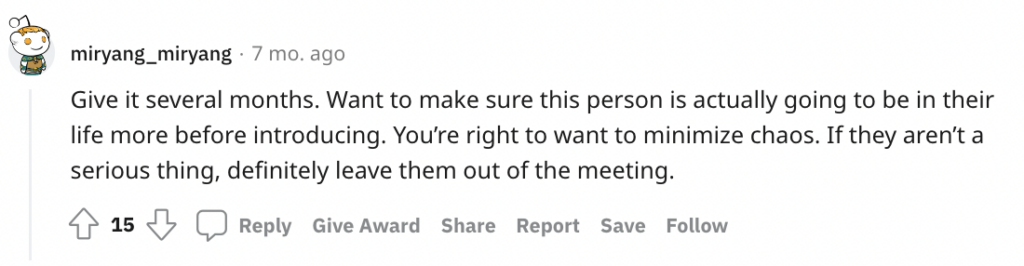 Advice from single dad on Reddit about when to tell kids you're dating as a single dad.