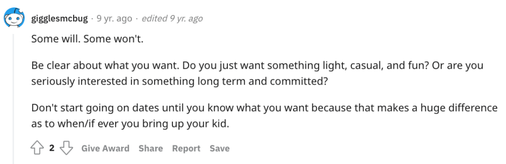 Tips for dating as a single dad on Reddit.