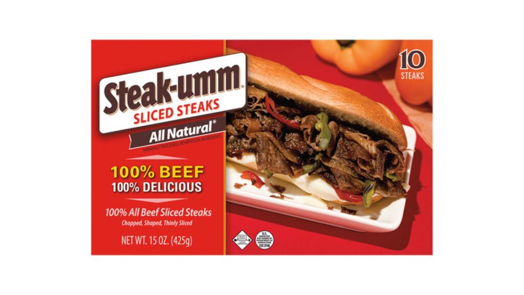 sliced steak